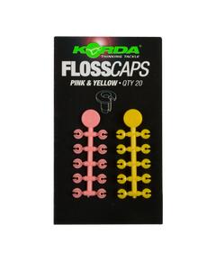 Стопор для бойлов KORDA Floss Caps Pink/Yellow