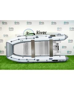 Надувная лодка РИБ RiverBoats RB  470 Встроенный рундук (серо-белый)