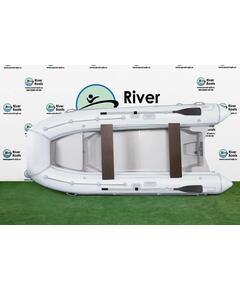 Надувная лодка РИБ RiverBoats RB  380 NEW Встроенный рундук (белый)