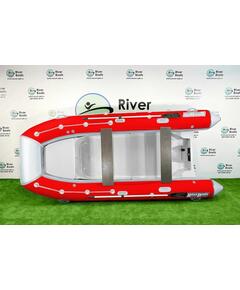 Надувная лодка РИБ RiverBoats RB  470 Встроенный рундук (бело-красный)