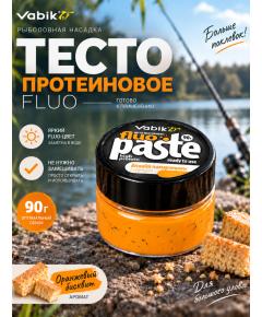 Приманка рыболовная Vabik PASTE FLUO Бисквит оранжевый 90г