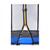 Батут FunFit 252 см (8ft) с внутренней сеткой и лестницей BLUE