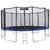 Батут Atlas Sport 490 см (16ft) BASIC с лестницей BLUE