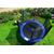Батут FunFit 252 см (8ft) с лестницей BLUE