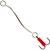 Блесна Mepps Syclops 0 AG/ROUGE серебро/красн 8g    (H06)