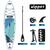 Надувная доска ZIPPER SUP Board (Сап Борд) Sx LINE 12'6'' TURING BLUE