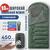 Спальный мешок RSP SLEEP 450 BIG зеленый, правая молния