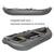 Надувная лодка Фрегат М-5 У (300 см) Серый