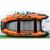 Надувная лодка RiverBoats RB 390 НДНД (черно-оранжевый)