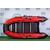 Надувная лодка RiverBoats RB 430 Киль (черно-красный)
