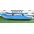 Надувная лодка РИБ RiverBoats RB  400 Встроенный рундук (серо-синий)