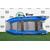 Надувная лодка РИБ RiverBoats RB  400 Встроенный рундук (серо-синий)