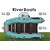 Надувная лодка RiverBoats RB 350 Киль (серо-тиффани)