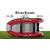 Надувная лодка RiverBoats RB 410 НДНД (серо-красный)