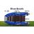Надувная лодка RiverBoats RB 410 Киль (серо-синий)