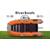 Надувная лодка RiverBoats RB 370 Киль (серо-оранжевый)
