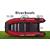 Надувная лодка RiverBoats RB 410 Киль с фальшбортом (черно-красный)