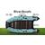 Надувная лодка RiverBoats RB 410 Киль (черно-тиффани)