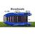 Надувная лодка RiverBoats RB 430 Киль с фальшбортом (серо-синий)