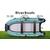 Надувная лодка RiverBoats RB 430 НДНД Фальшборт (черно-тиффани)