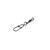 Застежка с вертлюгом RUZZA Rolling Swivel w/Germany Snap A Black №8  