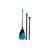 Однолопастное весло из фибергласса Skatinger Fiberglass SUP Paddle Colorful Watermark, чёрно-голубой