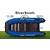 Надувная лодка RiverBoats RB 370 Киль с фальшбортом (черно-синий)