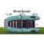 Надувная лодка RiverBoats RB 370 Киль с фальшбортом (серо-тиффани)