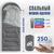 Спальный мешок RSP SLEEP 250 серый, левая молния