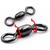 Вертлюг Dalke Fishing Mastodont Swivel 3/0 95 кг 5 шт.