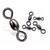 Вертлюг Dalke Fishing Mastodont Swivel 3/0 95 кг 5 шт.