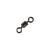 Вертлюг RUZZA Rolling Swivel Black №8  