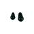 Коннектор для поводка F-FISHING Feeder Conector Black S-M 10шт