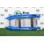 Надувная лодка РИБ RiverBoats RB  380 NEW Встроенный рундук (бело-синий)