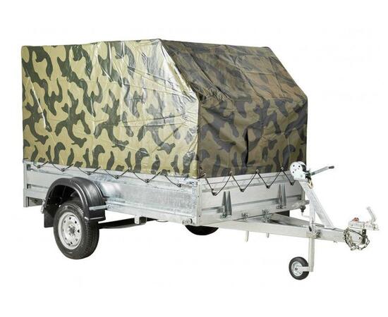 ПРИЦЕП КМЗ КВАДРО 7194 С2 с тентом и каркасом 1100 см колесо 13