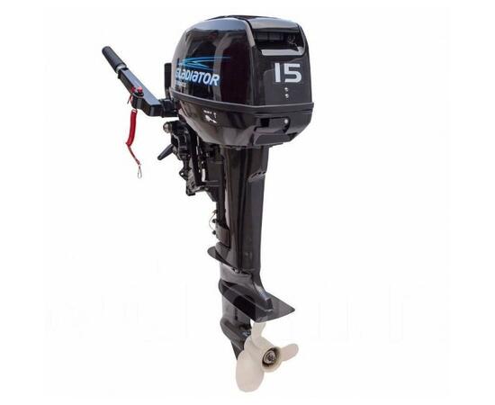 Лодочный мотор Gladiator G15FHS 15 л. с. двухтактный