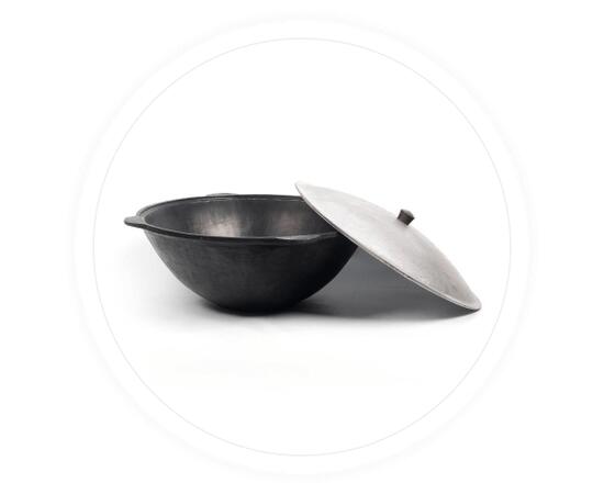 Узбекский казан Grand Metall Invest на 4,5 л (плоское дно)