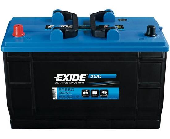 Аккумулятор EXIDE DUAL ER450 (95 A/H), 450WH, 650A (Лодочный)