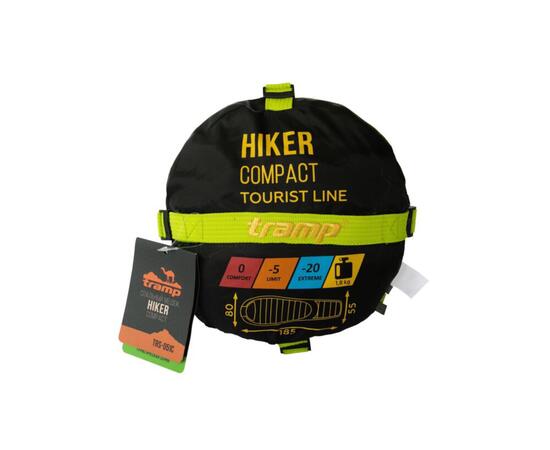 Спальный мешок кокон Tramp Hiker Compact 185*80*55 см (левый)