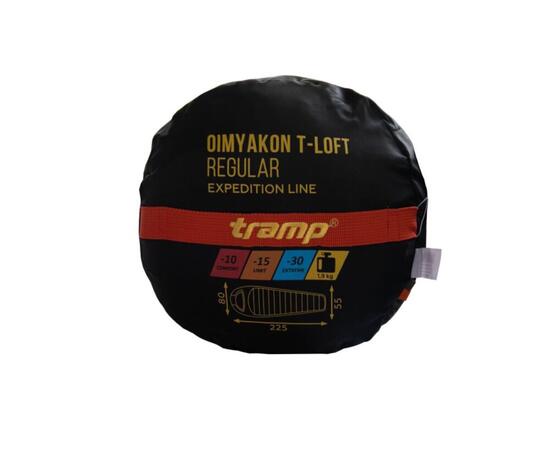 Спальный мешок Tramp Oimyakon Regular 225*80*55см (левый)