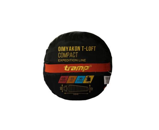 Спальный мешок Tramp Oimyakon Compact 200*80*55 см (правый)