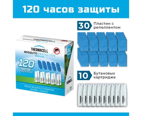 Набор расходных материалов Thermacell Mega Refill (10 газовых картриджей + 30 пластин)