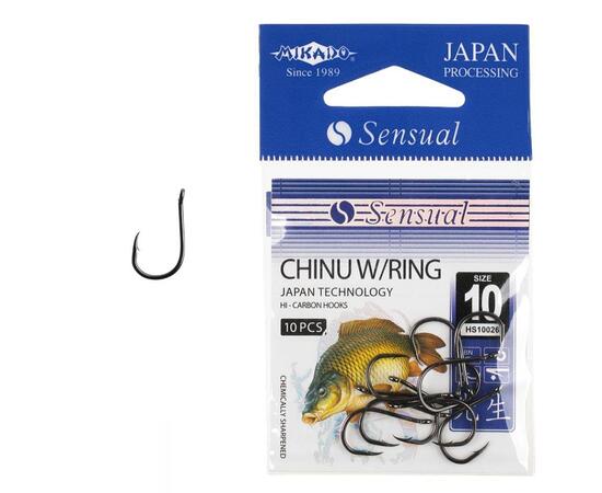 Крючки Mikado Sensual - CHINU W/RING  10026-2B