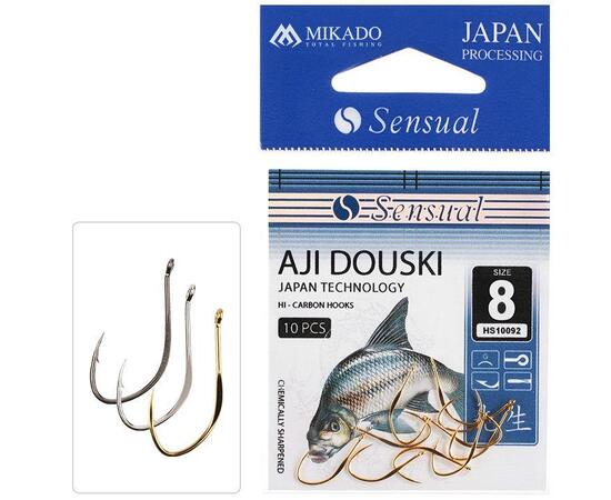 Крючки Mikado Sensual - AJI DOUSKI W/RING 10092-8B