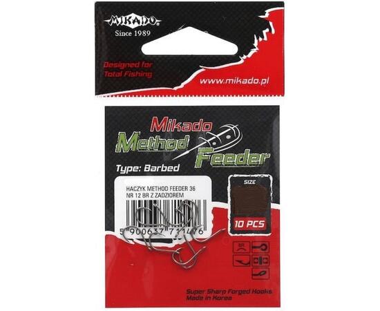 Крючки Mikado METHOD FEEDER 36-16 BR