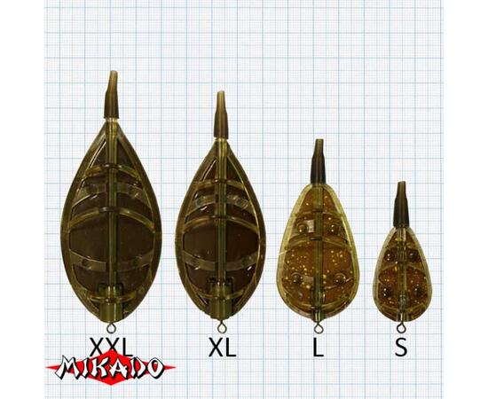Комплект кормушек Mikado Method Feeder L 3x80 g+форма