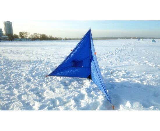 Зимнее укрытие для рыбака Пингвин Крыло 175*350 (синий)