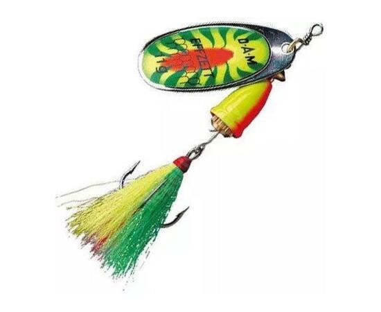 Блесна вращающаяся DAM FZ Executor Dressed Spinner #2 4g S Fireshark