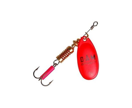 Блесна вращающаяся DAM FZ Fluo Spinner #1 3g S Red
