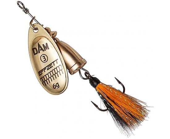 Блесна вращающаяся DAM FZ Executor Dressed Spinner #5 11g S Gold